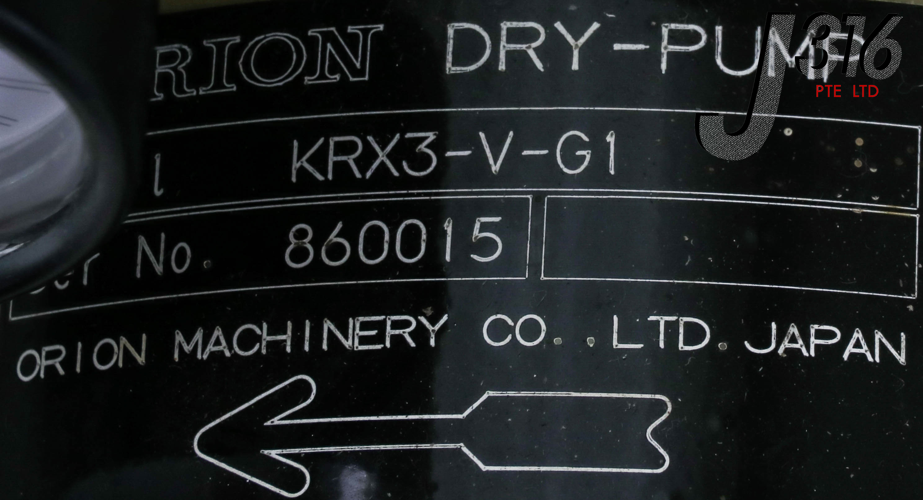 13896 ORION DRY PUMP W/ ATT MOTOR MS-A040F37FUB3 KRX3-V-G1 | eBay